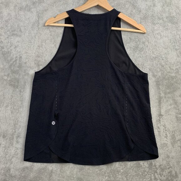 Lululemon Shirt Women 8 Lightweight Stretch Running Tank Top *Airflow Emboss Tee - Picture 4 of 5